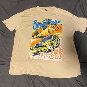 Race car OVERSIZED t shirt
